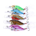 Wholesale CB033 6.5cm 6g Artificial Hard Baits Group Crankbaits Fishing Lures with Feather Hook