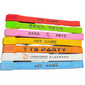 Glow in Dark Armband Custom Silk Screen  & Offset Printing Nylon LED Wristband for Night Running Sports & Events