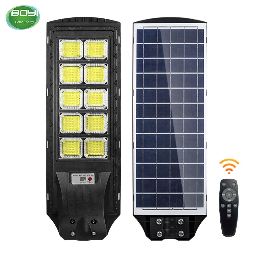 Outdoor Rode Ip65 Waterproof Solar All in One Remote Cob Solar Street Light