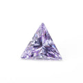 Machine Cut High Grade CZ Stone Lavender Triangle Shape Cubic Zirconia for Jewelry