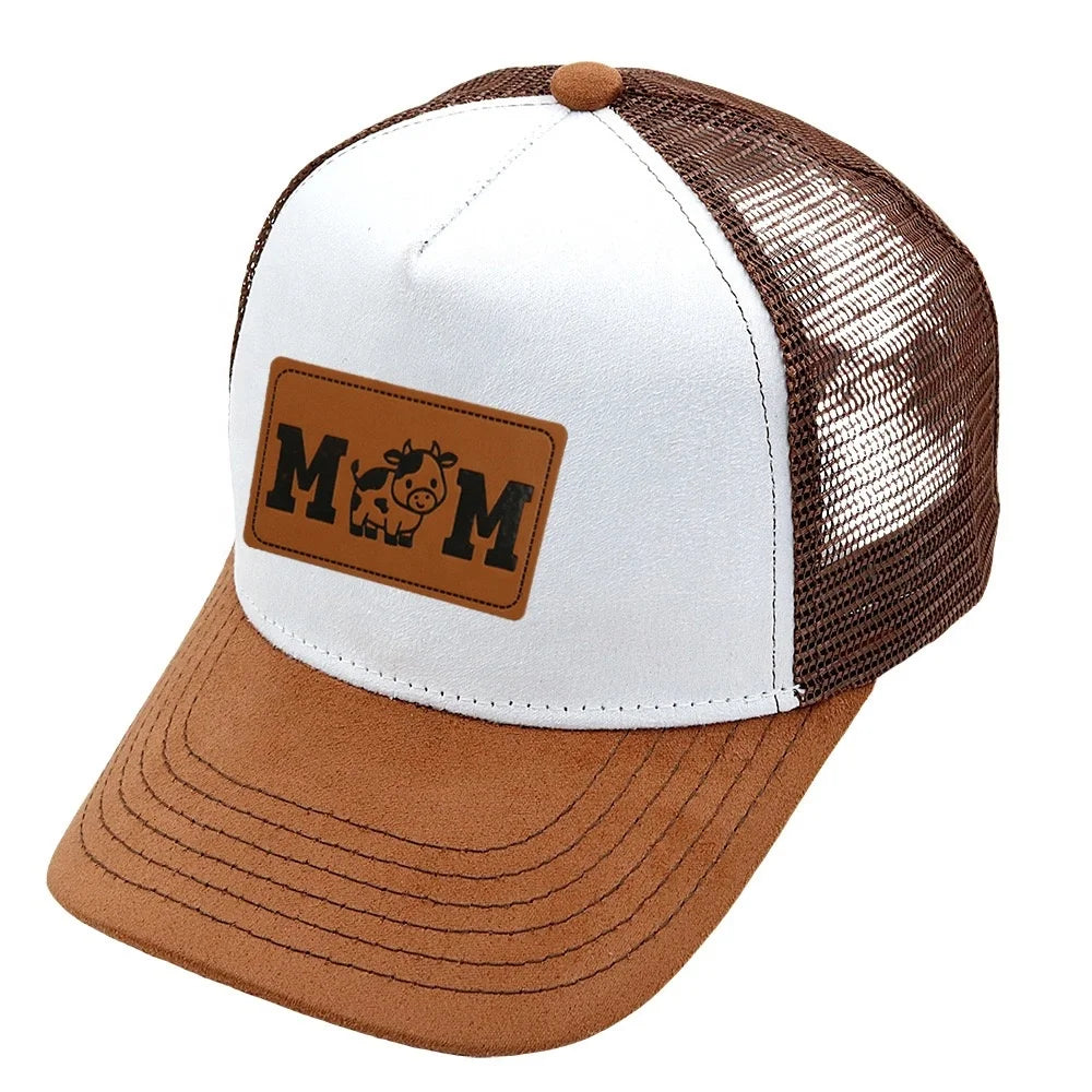Gorras Trucker Personalizada Suede Mesh Snapback Hat for Men Custom Logo Distressed Dad Cap Wholesale Baseball Caps for Outdoor