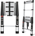Modern Telescopic Aluminum Ladder Anti-Slipping Safety Multi-Purpose Climbing Strong General Use Slow Descent