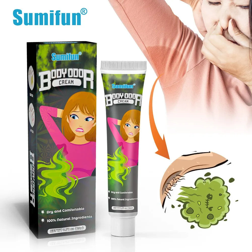 New Arrival Dry Refreshing Non-Sticky Natural Fragrance Long Lasting Removing Deodorant Cream Deodorizer