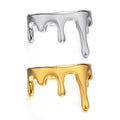 Dainty Personalize Jewelry Rings 18k Gold Plated Irregular Rings for Women