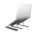 Boneruy Top-Ranked JH118 P4 Folding Laptop Stand Multi-Function Adjustable Desk Cooling Stand with 2pcs Holders for Home Use