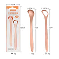 New Arrival Oral Hygiene Tongue Cleaning Rose Gold 304 Stainless Steel Portable Modern Tongue Scraper with Case