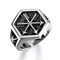 2022 Factory Wholesale Stock Hot Sale Fashion Stainless Steel Men Silver Color Ring Jewelry