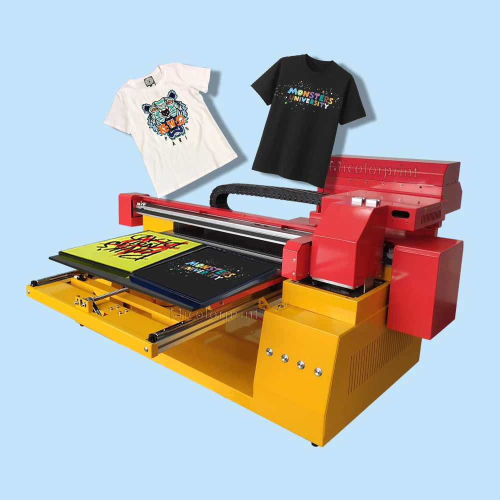 Fast Printing Speed 6560 2 or 4 Work Position A2 DTG Cotton Fabric Textile Printer Machine