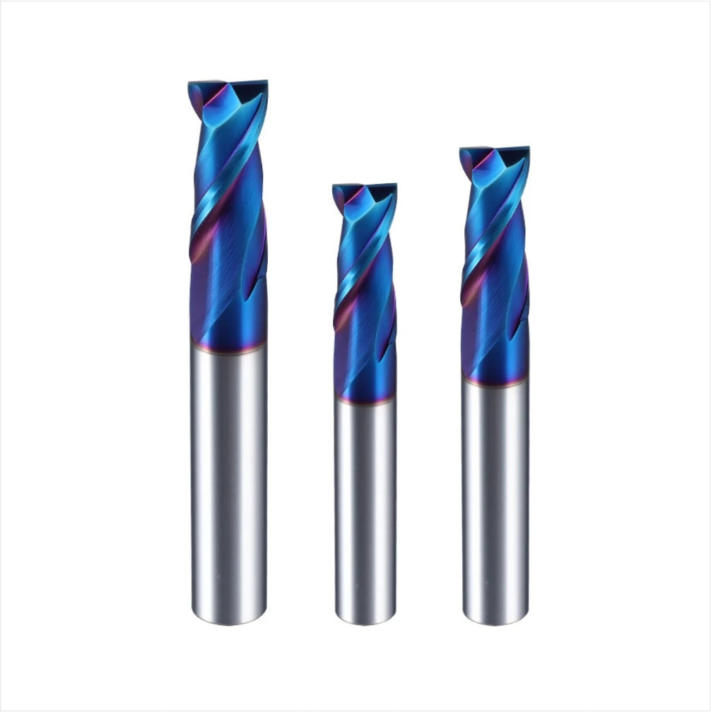 BKEA Tungsten Carbide 2 Flutes Flat End Mill  Cutter HRC65 Professional Manufacturer