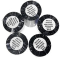 Thermal Transfer Ribbon 4.33" X 984' (110mmx300m) Resin Enhanced Wax 1/2 Inch Core Barcode Ribbon Ink Out for Label
