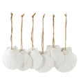White Natural 2"-2.5" Scallop Shells with Hole Eco-Friendly Real Touch Folk Art DIY Craft Painting Party Wedding Beach Decor