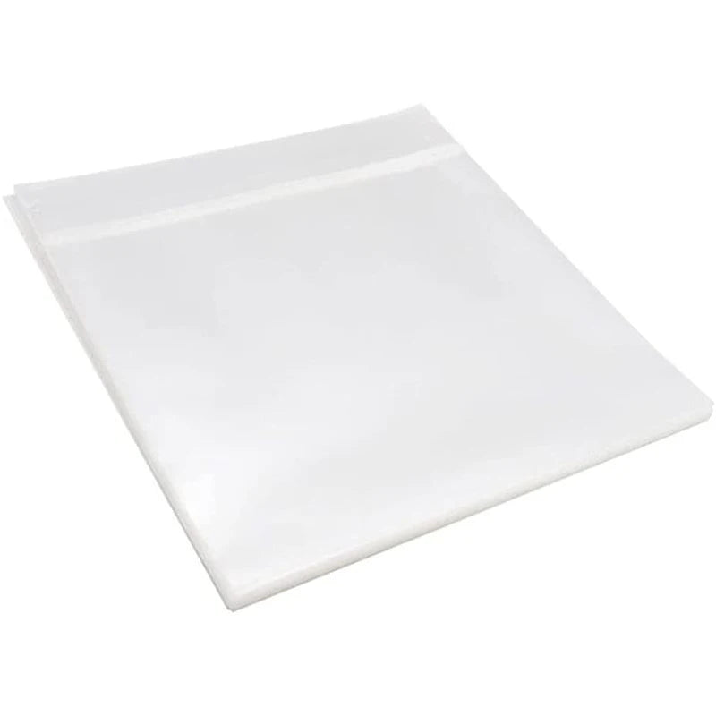 Plastic Packaging 12.75" X 12.5" Invest in Vinyl 100 Clear Plastic Protective LP Outer Sleeves Album Covers for Sale
