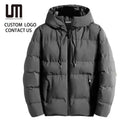 Liu Ming New Trend Fashion Men Casual Classic Windproof Parkas Male Thick Overcoat Hat Warm Windbreaker Jacket Coats