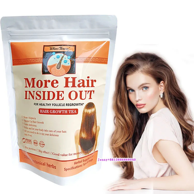 Private Label Herbal Care Hair Growth Tea for Women Fast Hair Repair Tea