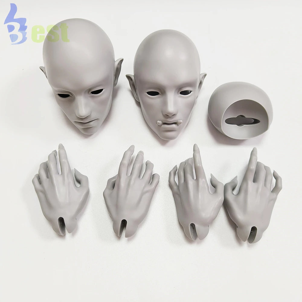 Custom Rapid Tooling Plastic 3D Printing Service for BJD Resin Vacuum Casting Parts