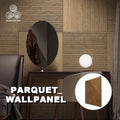 MUMU Charcoal Decorative Wall Sheet Slat Slim Indoor Wooden Wallboard Art Decoration Wood Wall Panel