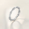 QX Custom Oem Fine Jewelry 925 Sterling Silver Minimalist Simple Women Men Rings for Luxury Gift