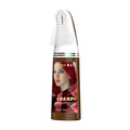 Black Color Darkening Brown Custom Permanent Herbal Argan Oil Speedy Hair Dye Shampoo for Gray White Cover