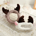 Wholesale Cute Head Band Soft Fleece Plush Antler Beauty Accessories Makeup Spa Hair Band for Women Girls