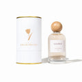 30ml 50ml 100ml Cylindrical Shape Glass Transparent Sprayer Perfume Bottles With Packing Box for Cosmetic