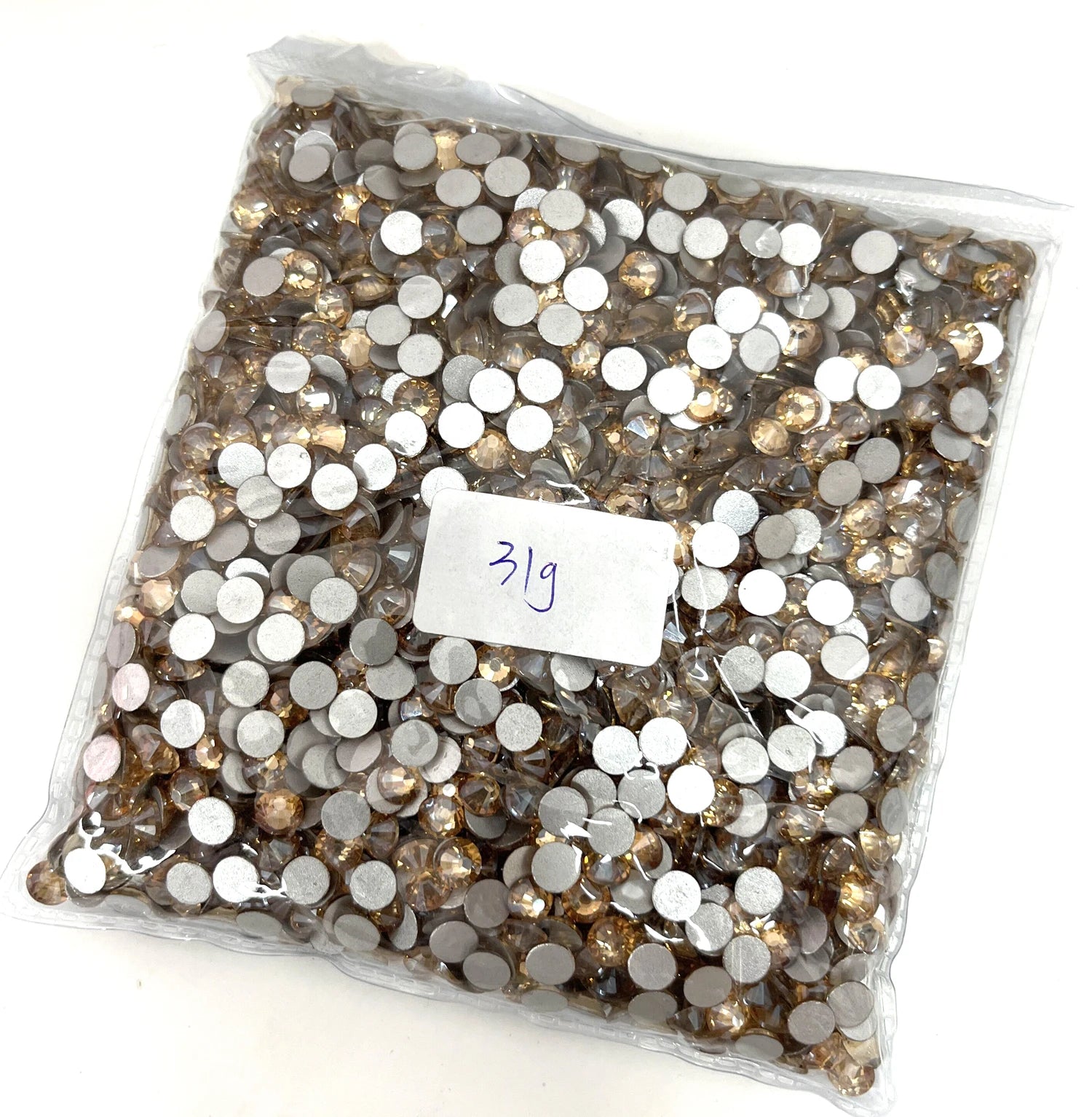 Lucky Top Quality Flat Back Crystal Ss40 Crystal Golden Shadow Rhinestone Non Hot Fix Rhinestone Glass for Nail Decoration