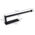 Luxury Bathroom Kitchen Adhesive Paper Towel Roll Rack Wall Mounted Stainless Steel Under Cabinet Paper Towel Holder Toilet Roll Holder