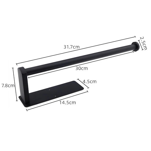 Luxury Bathroom Kitchen Adhesive Paper Towel Roll Rack Wall Mounted Stainless Steel Under Cabinet Paper Towel Holder Toilet Roll Holder