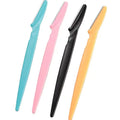 Custom Multipurpose Portable Stainless Steel Eyebrow Razor with Slanted Blade Professional Trimmer & Cover OEM/ODM Available