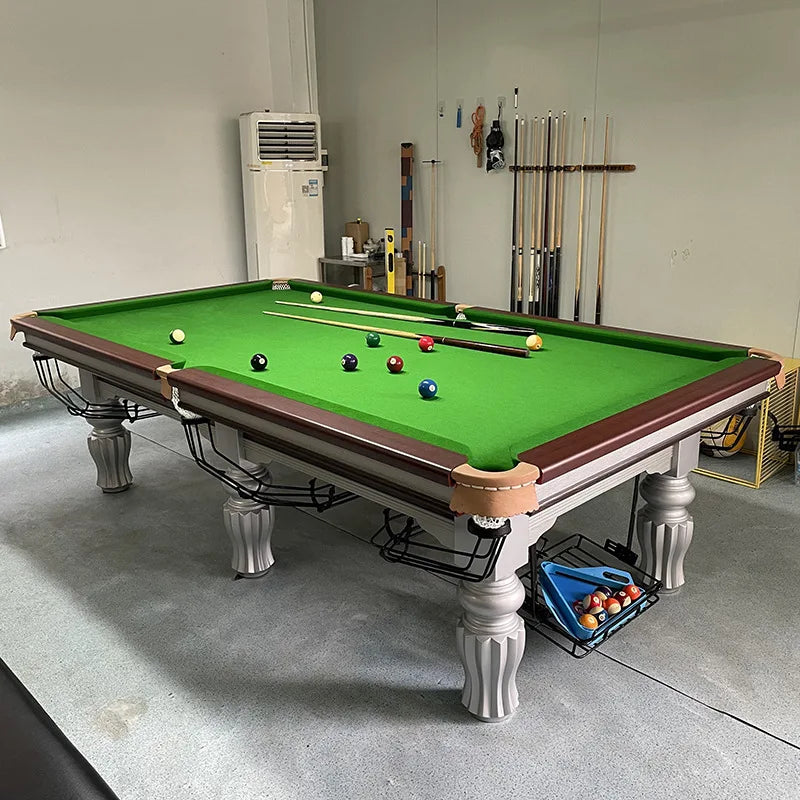 High-grade Billiard Table Standard Adult Home Marble Commercial Ball Room Bluestone Slab Black Eight
