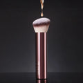 HOURGLASS Rose Gold Seamless Finish Foundation Kabuki Brush Soft Synthetic Fiber Metal Handle Oblique Head Blush Contour Powder