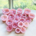 High Quality Wholesale Hand Carved Rose Quartz Bowl Natural Quartz Crystal Bowls for Decoration