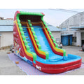 8m High Adults Inflatable Pirate Water Slide With Big Pool Certified by EN14960 for Outdoor Commercial Use