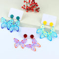 Factory New Design 2022 Cute Animal Butterfly Stud Drop Ear Rings Butterfly Wing Earrings