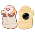 Manufacturer Custom Printed Anime Clothes Wooden Pin Laser Clothes Lapel Pins Badges