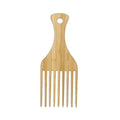 Tailai Wooden Art Craft Anti-Static Bamboo Flat Top Comb Portable & Wide Tooth for Barber Clippers & On-the-Go Styling