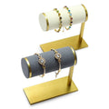 2023 Fashion Retail Shelves Rotating clear Packaging Jewelry Metal Bracelet Stand Holder Bangle Display for Bracelets
