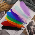 Wholesale High Quality Natural Cheap Price 6-8in Dyed Goose Nagoire Feathers for Carnival Artificial & DIY Handcraft Ornaments