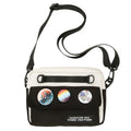 Unisex Men's Women's New Square Nylon Crossbody Side Messenger Bag Personalised Vintage Waterproof Fashion for Autumn/Winter for