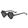 Low Price New Heart Shaped Kid 2024 Sunglasses Fashion Pink Love PC Frame Acrylic Lenses Gradient Smoke CE UV400 Unisex Gift