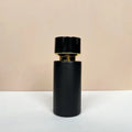 Luxury Empty 50ml Cylinder Pink Black Golden Perfume Glass Bottle 50ml Perfume Mist Spray Bottle with Screw Neck