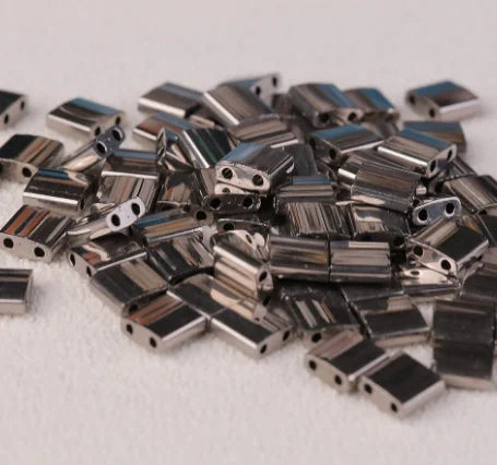 Miyuki Tila Beads 5 * 5 * 1.9 mm [17 Color Metallic  Luster ]10g Pack