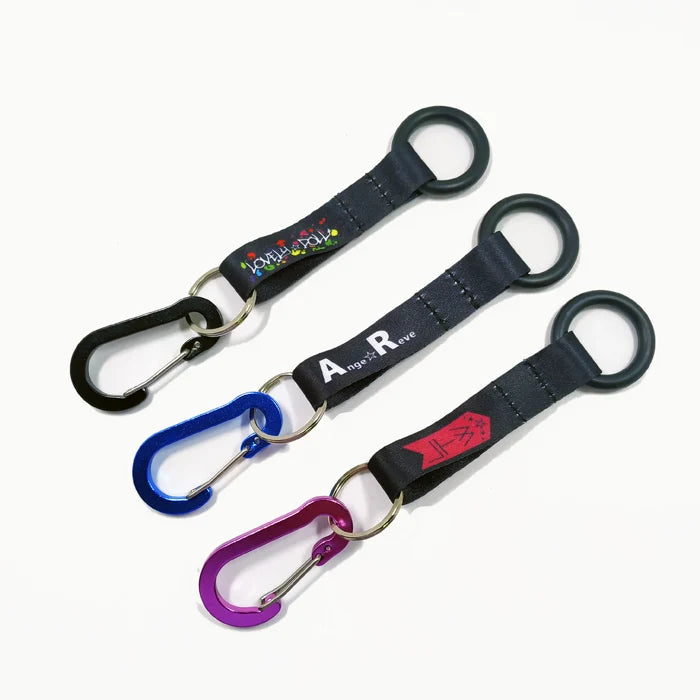 Custom Printed Polyester  Key Holder Lanyard with Digital Printing Multi-Functional Design