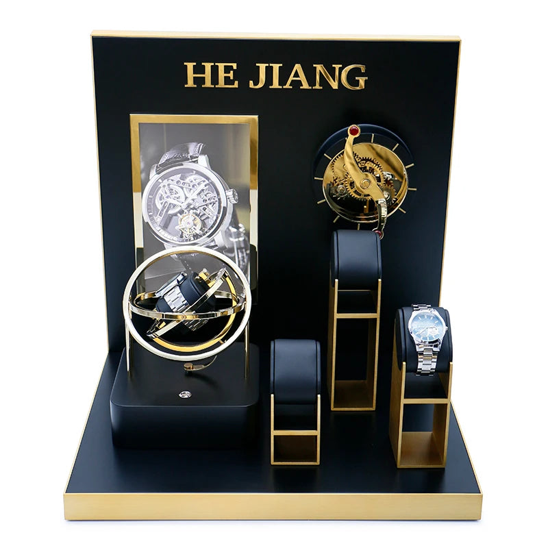 OEM High End Wrist Watch Displays Stand Rotatable Watch Display Props for Counter Top