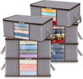Non-Woven PVC Perspective Window Collapsible Organizer Clothes Quilt Debris Storage Basket