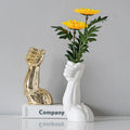 Custom Nordic Creative Ceramic Vase Gold Silver Plated for Home Decor Dried Flowers Modern Wedding Ornaments Matt Glaze Type