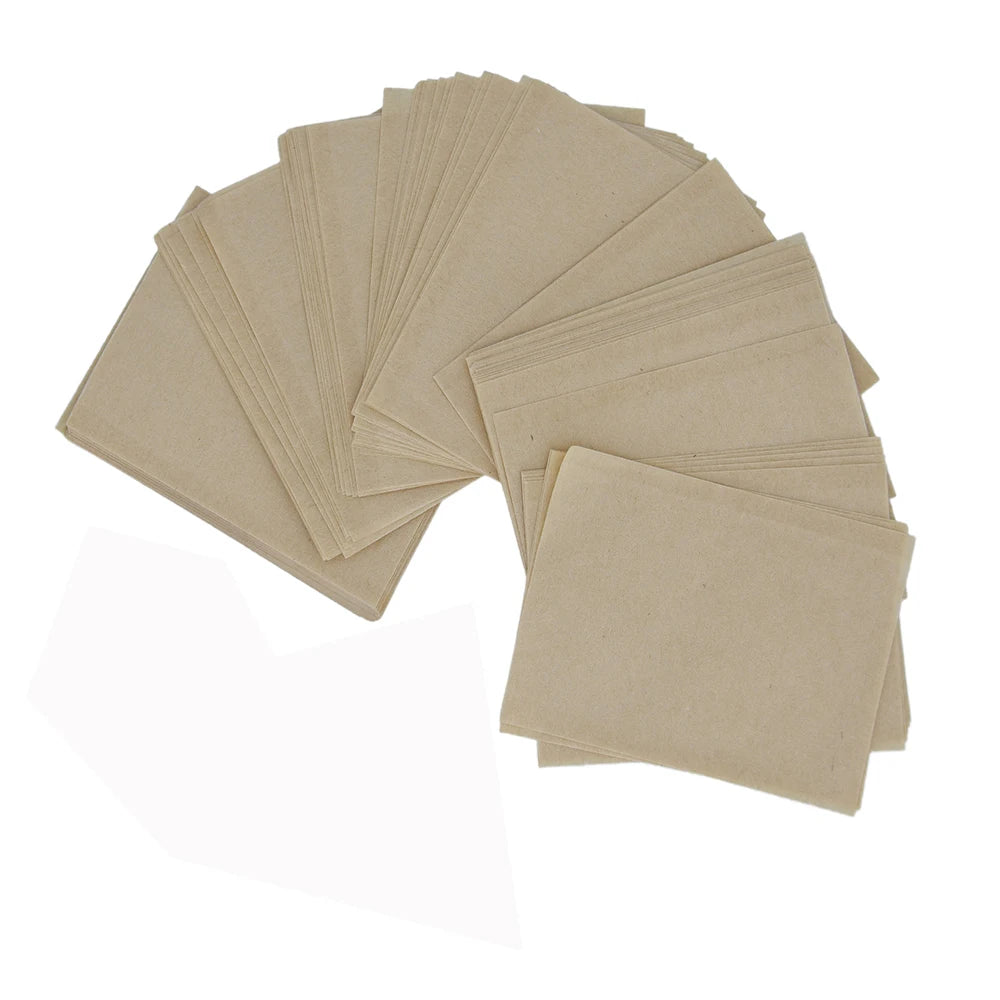 Disposable 90 X 70mm Heat Seal Tea Bag Longitudinal Opening Biodegradable Coffee Filter Food Grade Wood Pulp Packaging Printing