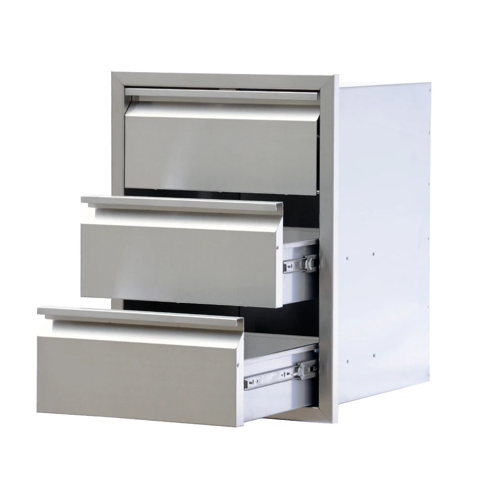 Luxury for Outdoor Kitchen Smart Kitchen Triple Drawers Stainless Steel 304 Stainless Steel Color CN;JIA SUS 304 Modern Original