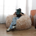 Hot Wholesale Fake Fur Beanbag Foam Filled Giant Beanbag Living Room Rest Reading Lazy Couch