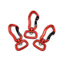 Aluminum Swivel Snap Carabiner Hook 5kn Carrying Capacity for Dog Leash & Industrial Use 20mm 25mm Chains