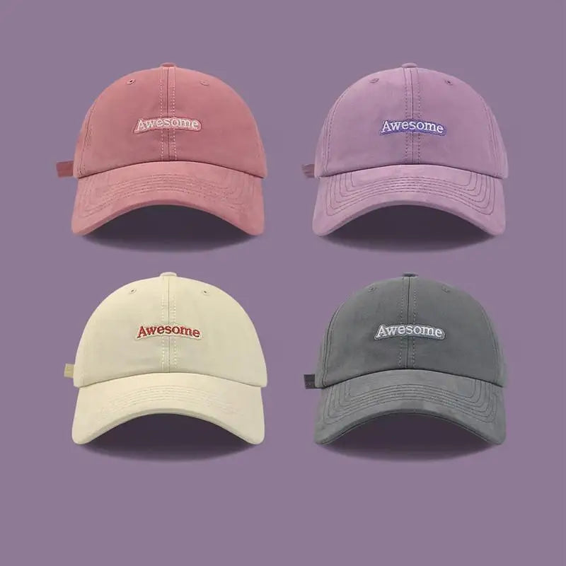 Wholesale Vintage Unisex Baseball Caps Classic Adjustable Hats for Men Women Cotton 6-Panel Structured Hat 5 Colors